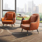 Velvet Accent Armchair 21.65" Wide Arms Included Chair for Living Room Clearhalo 'Accent Chairs' 'accent_chairs' 'Chairs & Seating' 'furn' 'furn_accent_chairs' 'Furniture' 'Living Room Furniture' 6100456