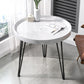 Open Shelf Tray Top Coffee Table Wood Round Coffee Table Minimalist