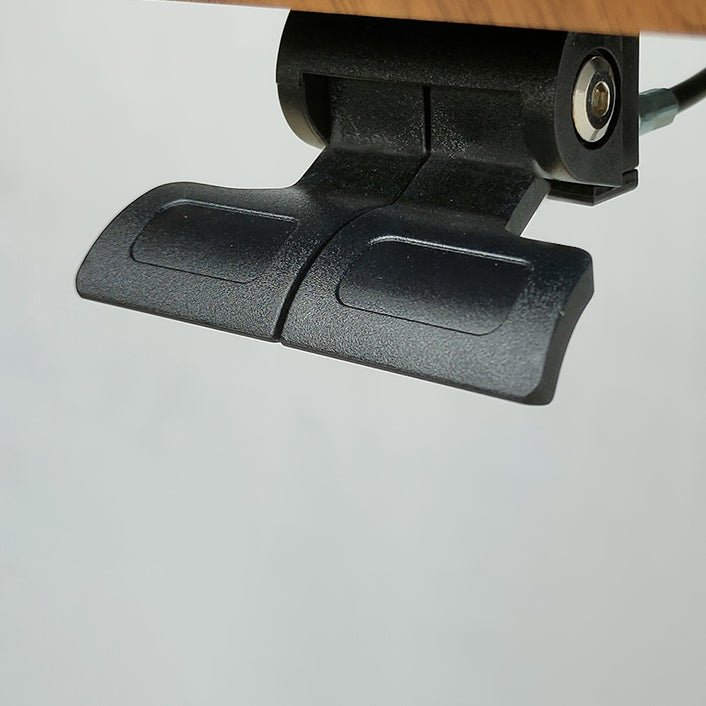 Escritorio de oficina rectangular ajustable de altura escritorio de escritura de madera con ruedas colchas