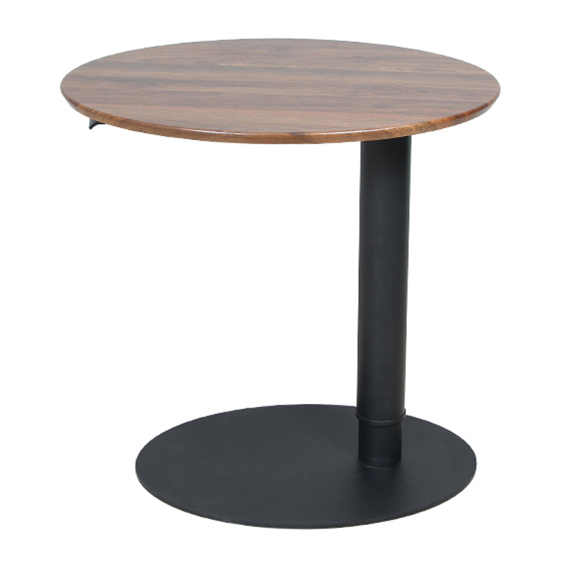 Hauteur de bureau ovale réglable bureau d'écriture en bois pour la maison