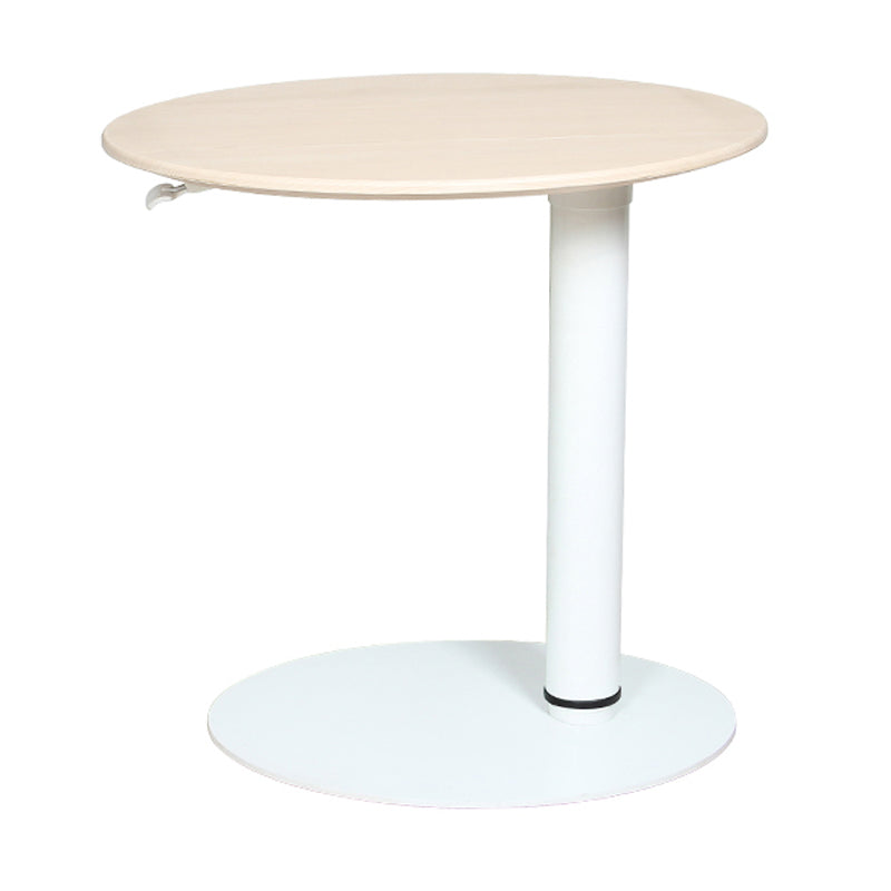 Hauteur de bureau ovale réglable bureau d'écriture en bois pour la maison