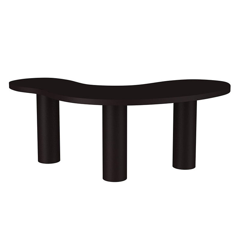 Black Industrial Writing Desk Wooden Office Desk Pine and Artificial Wood Clearhalo 'furn' 'furn_office_desk' 'Furniture' 'Office Desks' 'Office Furniture' 'office_desk' 6100839