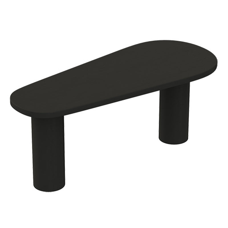 Scrivania in bianco e nero Scrivania da ufficio in legno di frassino industriale