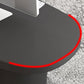 Scrivania in bianco e nero Scrivania da ufficio in legno di frassino industriale