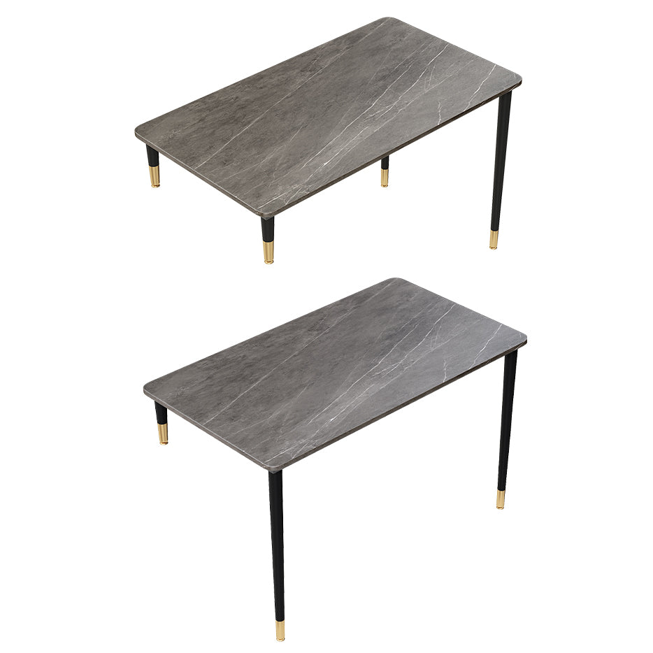 Bureau d'écriture contemporain incurvé avec des jambes en métal bureau pour chambre à coucher