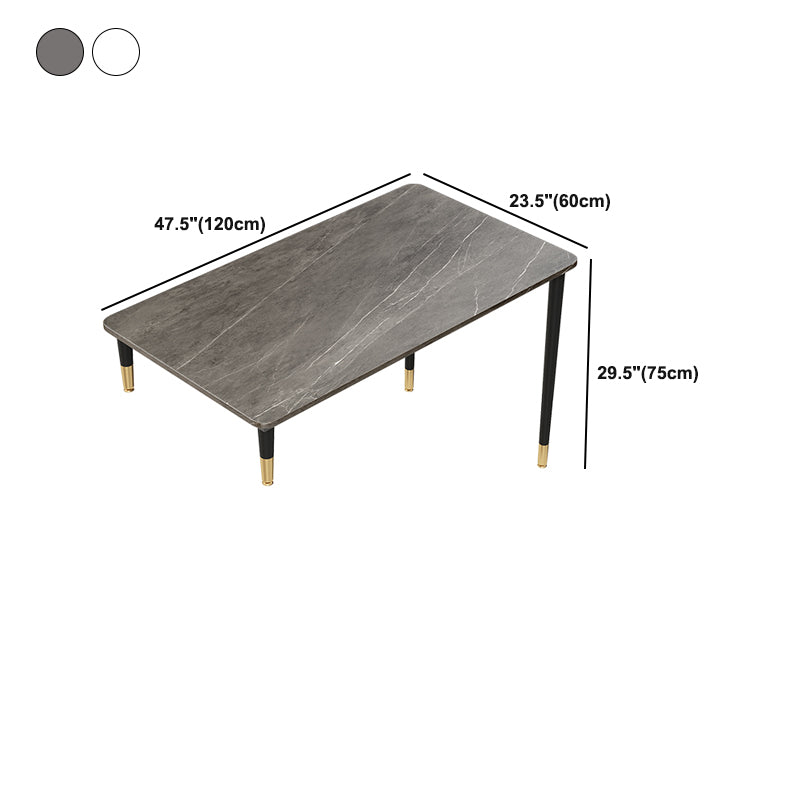 Bureau d'écriture contemporain incurvé avec des jambes en métal bureau pour chambre à coucher