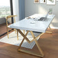 Solid Wood Glam Writing Desk Rectangular Office Desk for Home
