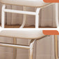 19"W Contemporary Desk Chair No Wheels Upholstered Office Chair