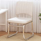 19"W Contemporary Desk Chair No Wheels Upholstered Office Chair