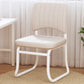 19"W Contemporary Desk Chair No Wheels Upholstered Office Chair