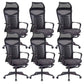 High Back Office Chair Contemporary Adjustable Lumbar Support Desk Chair