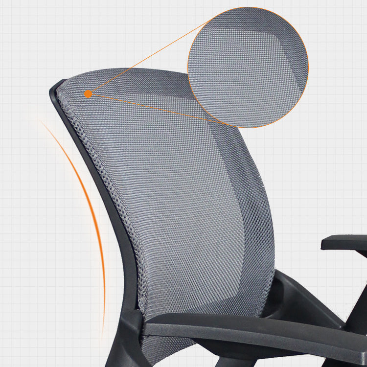 Contemporary Ergonomic Conference Chair Mid-Back Office Chair Clearhalo 'furn' 'furn_office_chair' 'Furniture' 'Office Chairs' 'Office Furniture' 'office_chair' 6101320