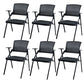 Contemporary Ergonomic Conference Chair Mid-Back Office Chair Black 6 Piece Set Clearhalo 'furn' 'furn_office_chair' 'Furniture' 'Office Chairs' 'Office Furniture' 'office_chair' 6101327