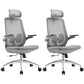 High Back Office Chair Contemporary Lumbar Support Desk Chair 2 Piece Set Metal Clearhalo 'furn' 'furn_office_chair' 'Furniture' 'Office Chairs' 'Office Furniture' 'office_chair' 6101362