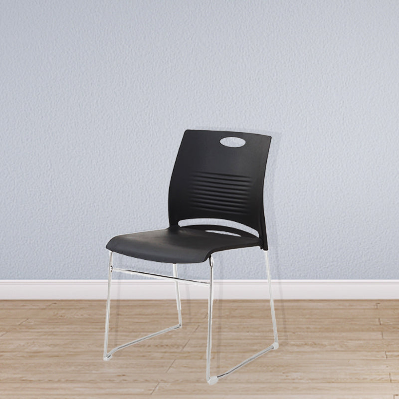 Contemporary Ergonomic Executive Chair Mid-Back No Wheels Guest Chair Clearhalo 'furn' 'furn_office_chair' 'Furniture' 'Office Chairs' 'Office Furniture' 'office_chair' 6101429