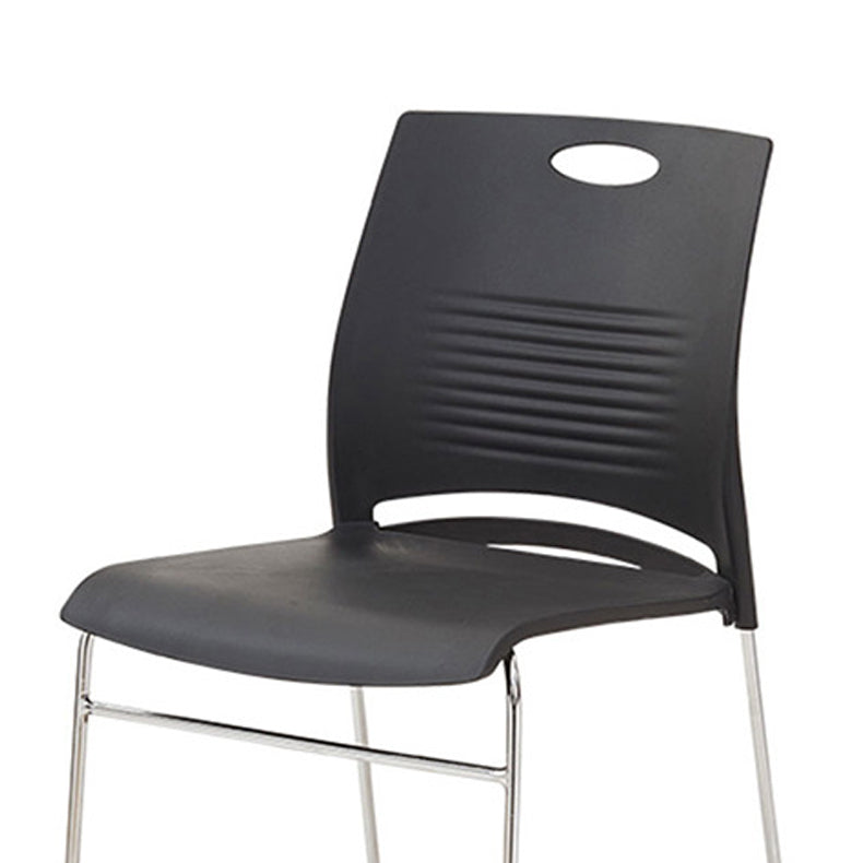 Contemporary Ergonomic Executive Chair Mid-Back No Wheels Guest Chair Clearhalo 'furn' 'furn_office_chair' 'Furniture' 'Office Chairs' 'Office Furniture' 'office_chair' 6101439