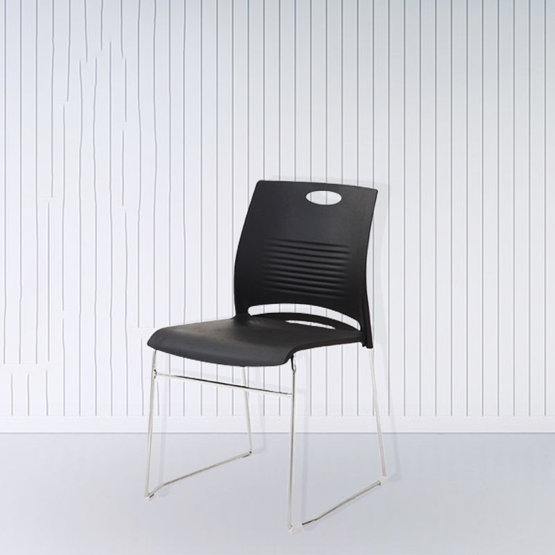 Contemporary Ergonomic Executive Chair Mid-Back No Wheels Guest Chair Clearhalo 'furn' 'furn_office_chair' 'Furniture' 'Office Chairs' 'Office Furniture' 'office_chair' 6101445