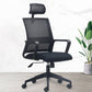 Contemporary Adjustable Office Chair Mid-Back Swivel Desk Chair 1 Piece With Headrest Clearhalo 'furn' 'furn_office_chair' 'Furniture' 'Office Chairs' 'Office Furniture' 'office_chair' 6101447