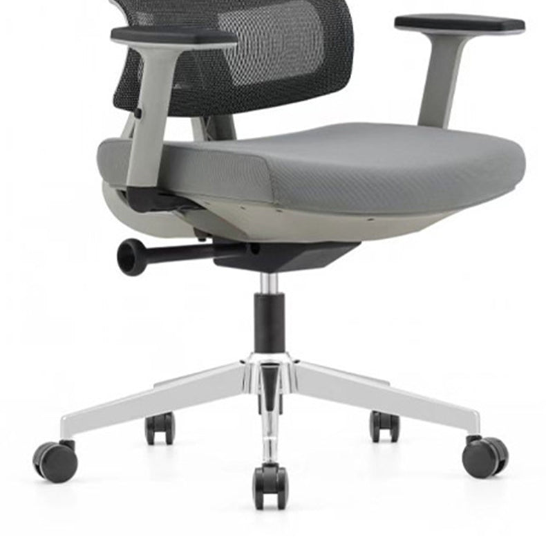 Modern Desk Chair Mesh Computer Chair High-Back Chair in Black/Gray Clearhalo 'furn' 'furn_office_chair' 'Furniture' 'Office Chairs' 'Office Furniture' 'office_chair' 6101481