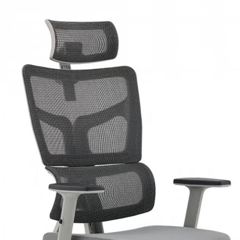 Modern Desk Chair Mesh Computer Chair High-Back Chair in Black/Gray Clearhalo 'furn' 'furn_office_chair' 'Furniture' 'Office Chairs' 'Office Furniture' 'office_chair' 6101486