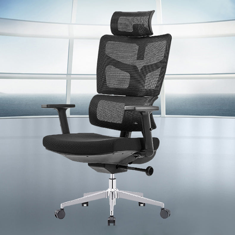 Modern Desk Chair Mesh Computer Chair High-Back Chair in Black/Gray Clearhalo 'furn' 'furn_office_chair' 'Furniture' 'Office Chairs' 'Office Furniture' 'office_chair' 6101487