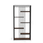 Metal Floor Home Vertical Shelf Bookcase Etagere Open Book Shelf with 6 Shelves