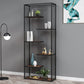 Metal Floor Home Vertical Shelf Bookcase Etagere Open Book Shelf with 6 Shelves