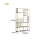 Glam Vertical Open Book Shelf Metal Etagere Shelf Bookcase for Office Clearhalo 'Bookcases' 'furn' 'furn_bookcases' 'Furniture' 'Office Furniture' 6101636