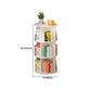 Contemporary Bookcase White Engineered Wood Vertical Shelf Bookcase