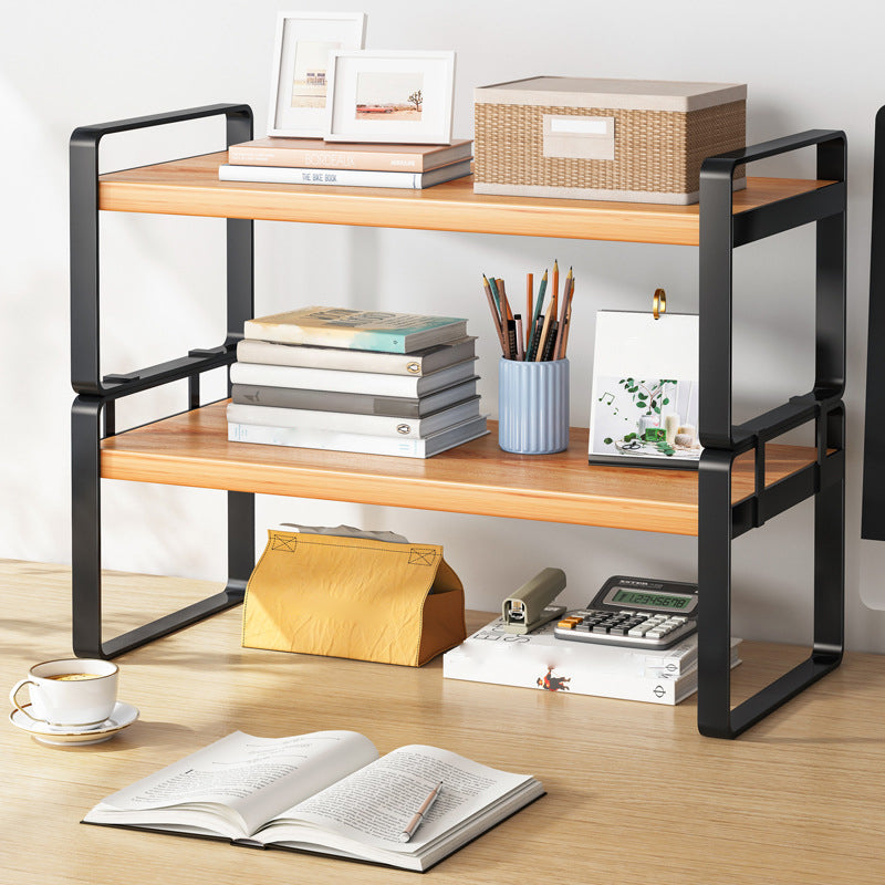 Modern Open Shelf Bookcase Metal Etagere Book Shelf for Study Room