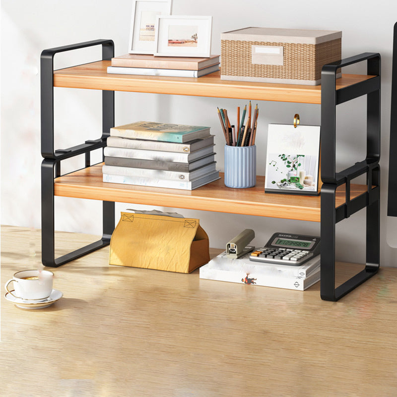 Modern Open Shelf Bookcase Metal Etagere Book Shelf for Study Room