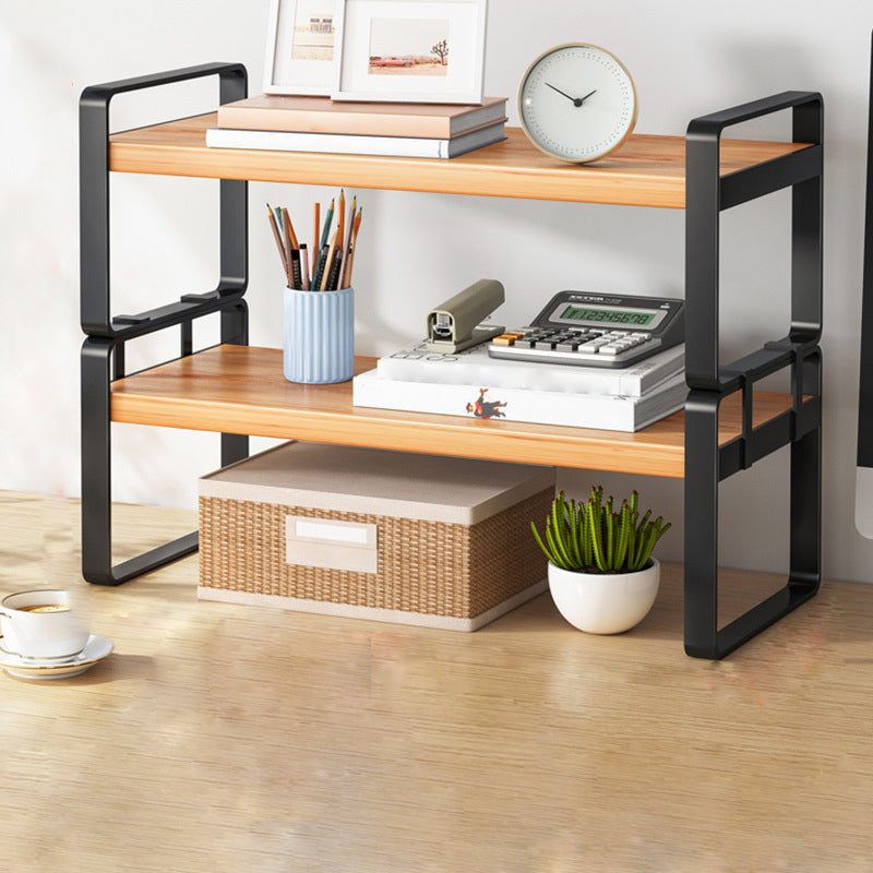 Modern Open Shelf Bookcase Metal Etagere Book Shelf for Study Room