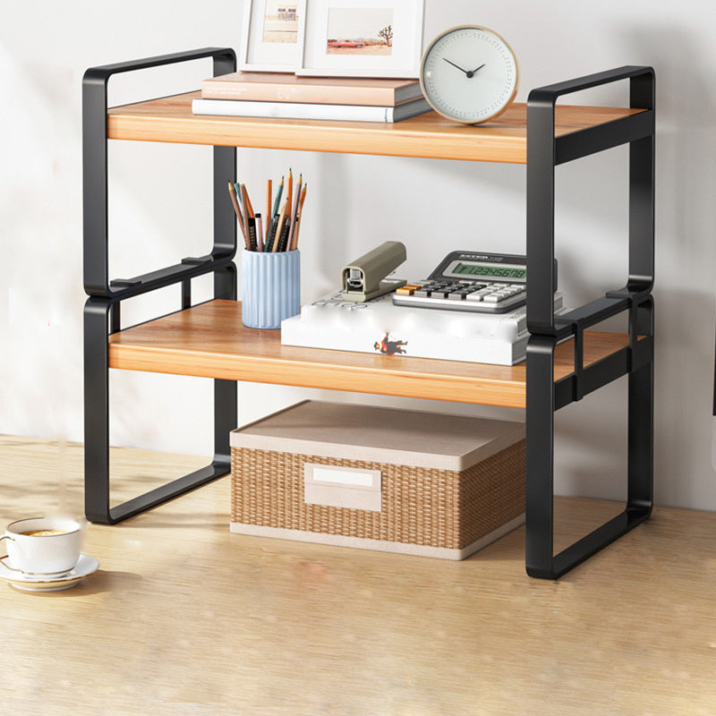 Modern Open Shelf Bookcase Metal Etagere Book Shelf for Study Room