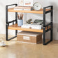 Modern Open Shelf Bookcase Metal Etagere Book Shelf for Study Room