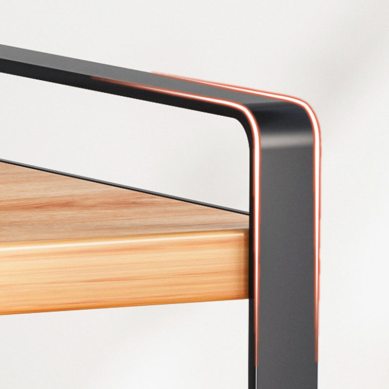 Modern Open Shelf Bookcase Metal Etagere Book Shelf for Study Room