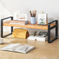 Modern Open Shelf Bookcase Metal Etagere Book Shelf for Study Room