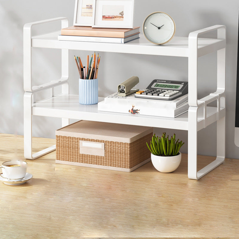 Modern Open Shelf Bookcase Metal Etagere Book Shelf for Study Room