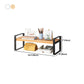 Modern Open Shelf Bookcase Metal Etagere Book Shelf for Study Room