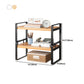 Modern Open Shelf Bookcase Metal Etagere Book Shelf for Study Room