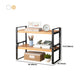 Modern Open Shelf Bookcase Metal Etagere Book Shelf for Study Room