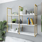 Estantería de Etagere con estanterías montadas en la pared estantería de metal para la oficina en casa