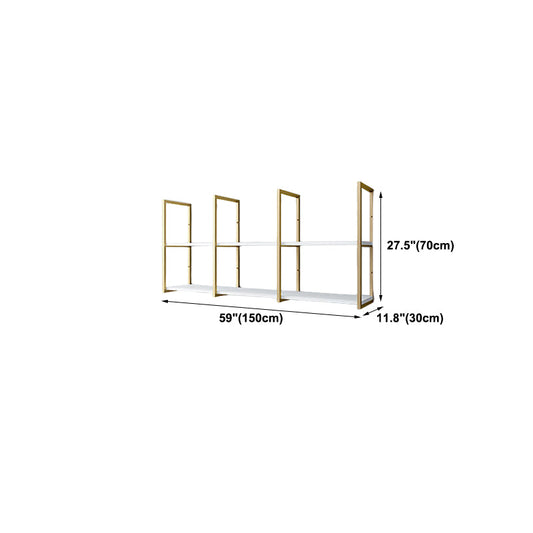 Estantería de Etagere con estanterías montadas en la pared estantería de metal para la oficina en casa