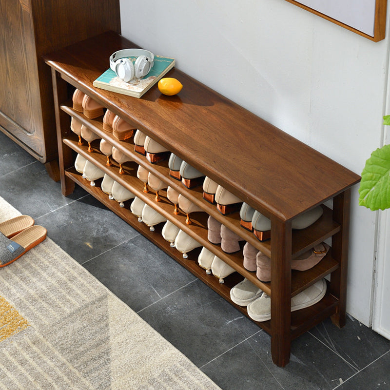 Contemporary Seating Bench Solid Wood Rectangle Bench with Storage Clearhalo 'Benches' 'Chairs & Seating' 'furn' 'furn_benches' 'Furniture' 'Living Room Furniture' 6101934