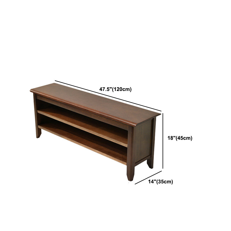 Contemporary Seating Bench Solid Wood Rectangle Bench with Storage Clearhalo 'Benches' 'Chairs & Seating' 'furn' 'furn_benches' 'Furniture' 'Living Room Furniture' 6101966