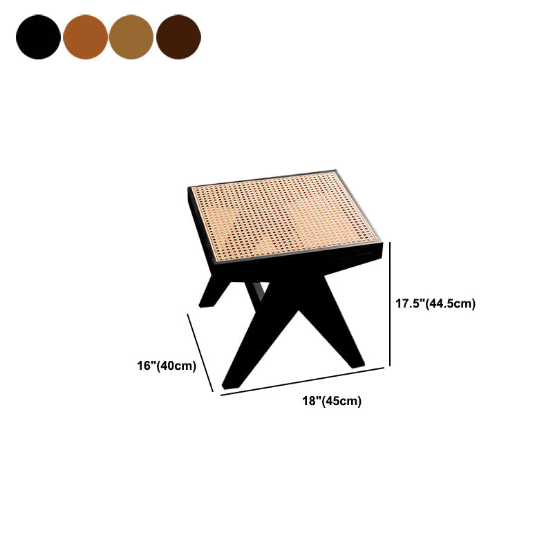 Rectangle 17.7" Wide Seating Bench Solid Wood Entryway Bench in Oak Clearhalo 'Benches' 'Chairs & Seating' 'furn' 'furn_benches' 'Furniture' 'Living Room Furniture' 6101988