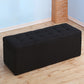 15.7" H Modern Cushioned Entryway Bench Upholstered Seating Bench Black Clearhalo 'Benches' 'Chairs & Seating' 'furn' 'furn_benches' 'Furniture' 'Living Room Furniture' 6101990