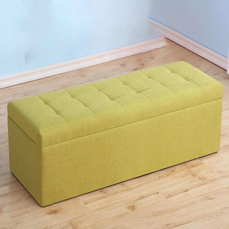 15.7" H Modern Cushioned Entryway Bench Upholstered Seating Bench Green Clearhalo 'Benches' 'Chairs & Seating' 'furn' 'furn_benches' 'Furniture' 'Living Room Furniture' 6102002