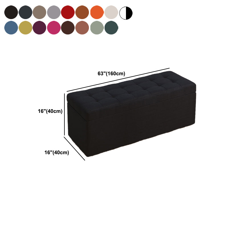 15.7" H Modern Cushioned Entryway Bench Upholstered Seating Bench Clearhalo 'Benches' 'Chairs & Seating' 'furn' 'furn_benches' 'Furniture' 'Living Room Furniture' 6102013