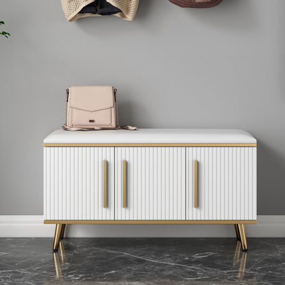 13,4 "W glam ammortizzato di posti a sedere in legno.