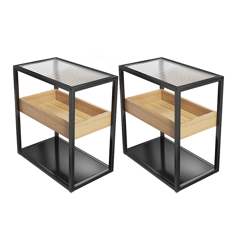 Offener Aufbewahrungskabinett moderner Bett Nachttisch für Schlafzimmer